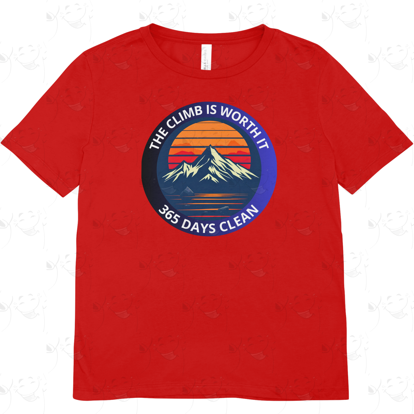 The Climb Is Worth It – Sobriety Milestone T-Shirt (Custom Dates)