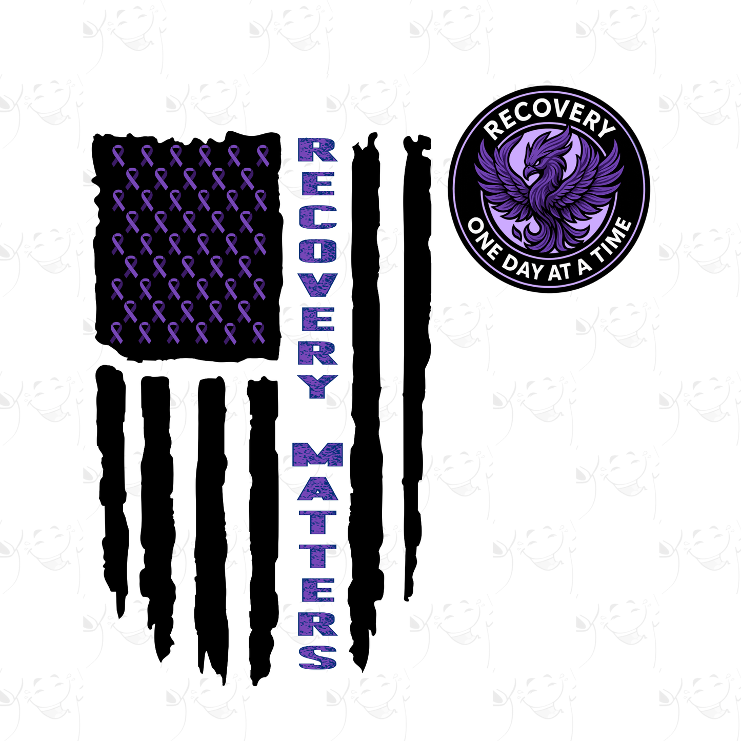 Recovery Matters Flag – Awareness T-Shirt