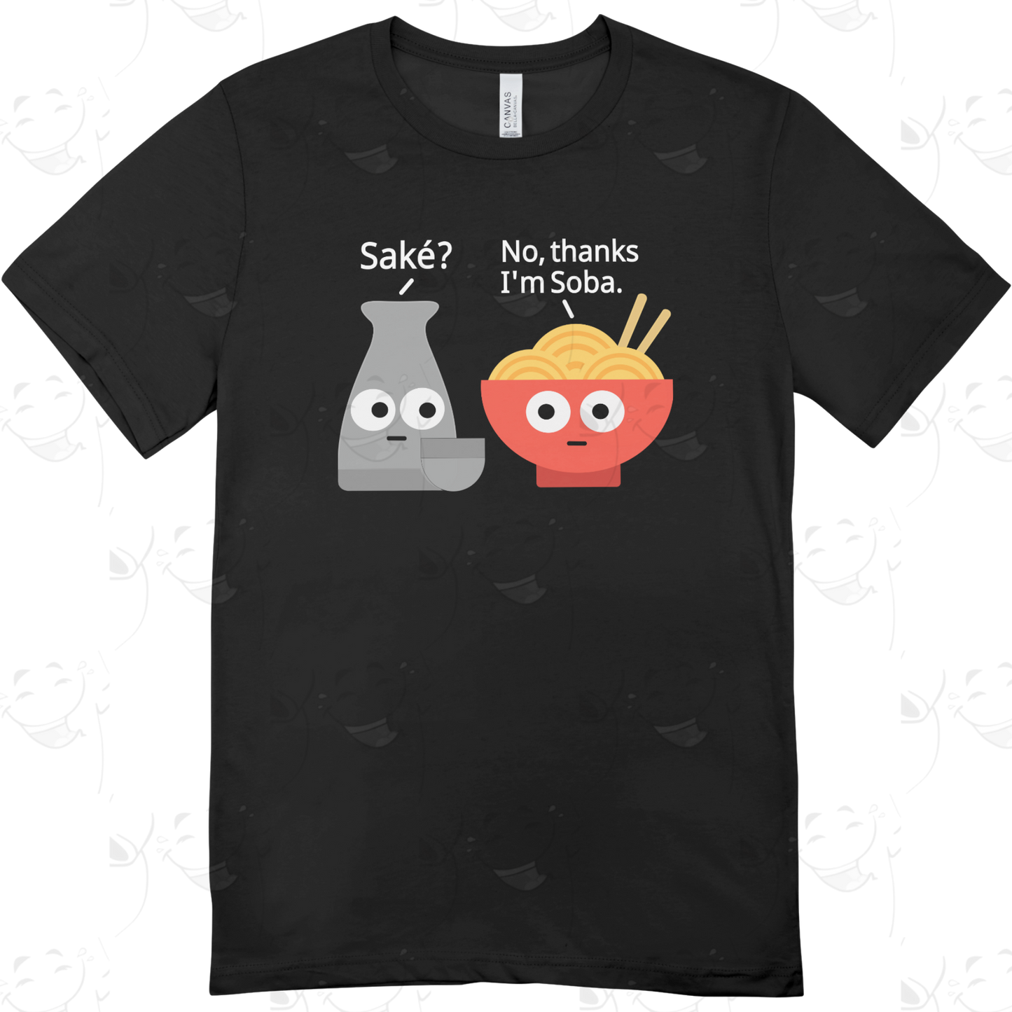 Saké and Soba – Funny Japanese Food Pun T-Shirt