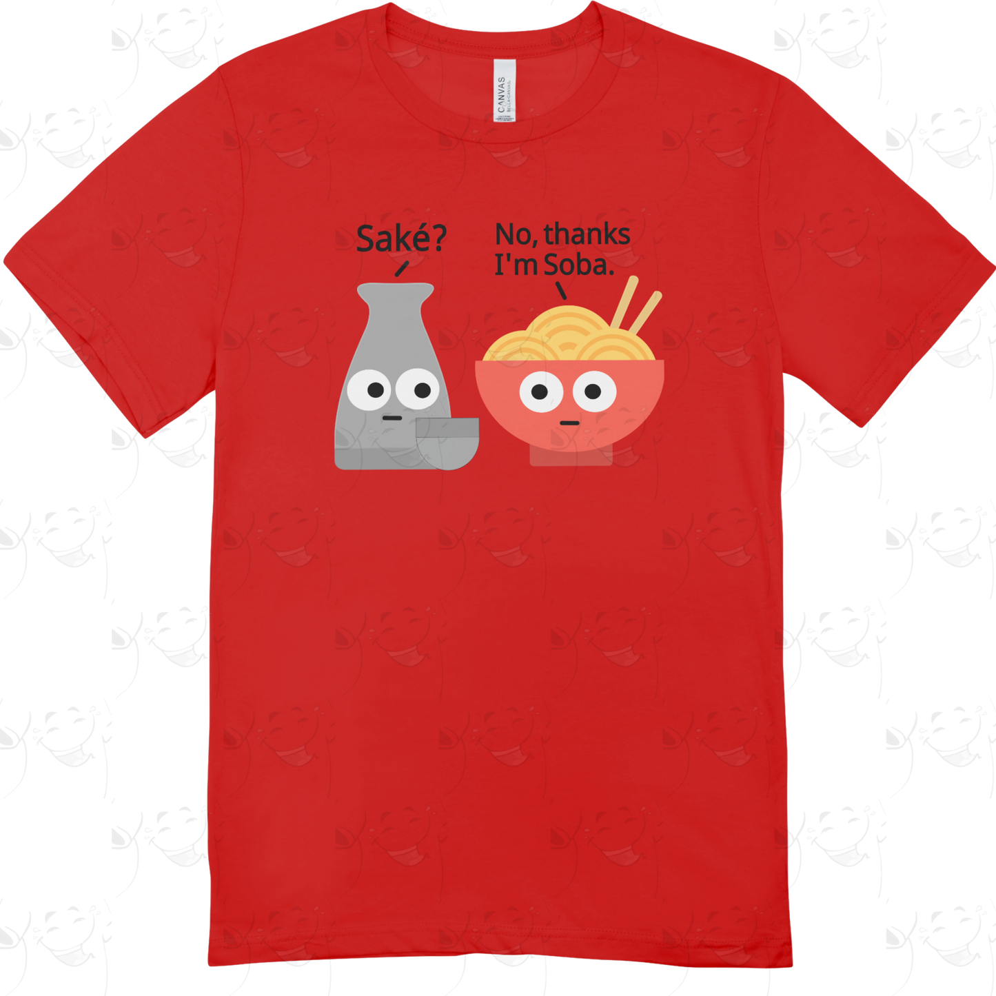 Saké and Soba – Funny Japanese Food Pun T-Shirt