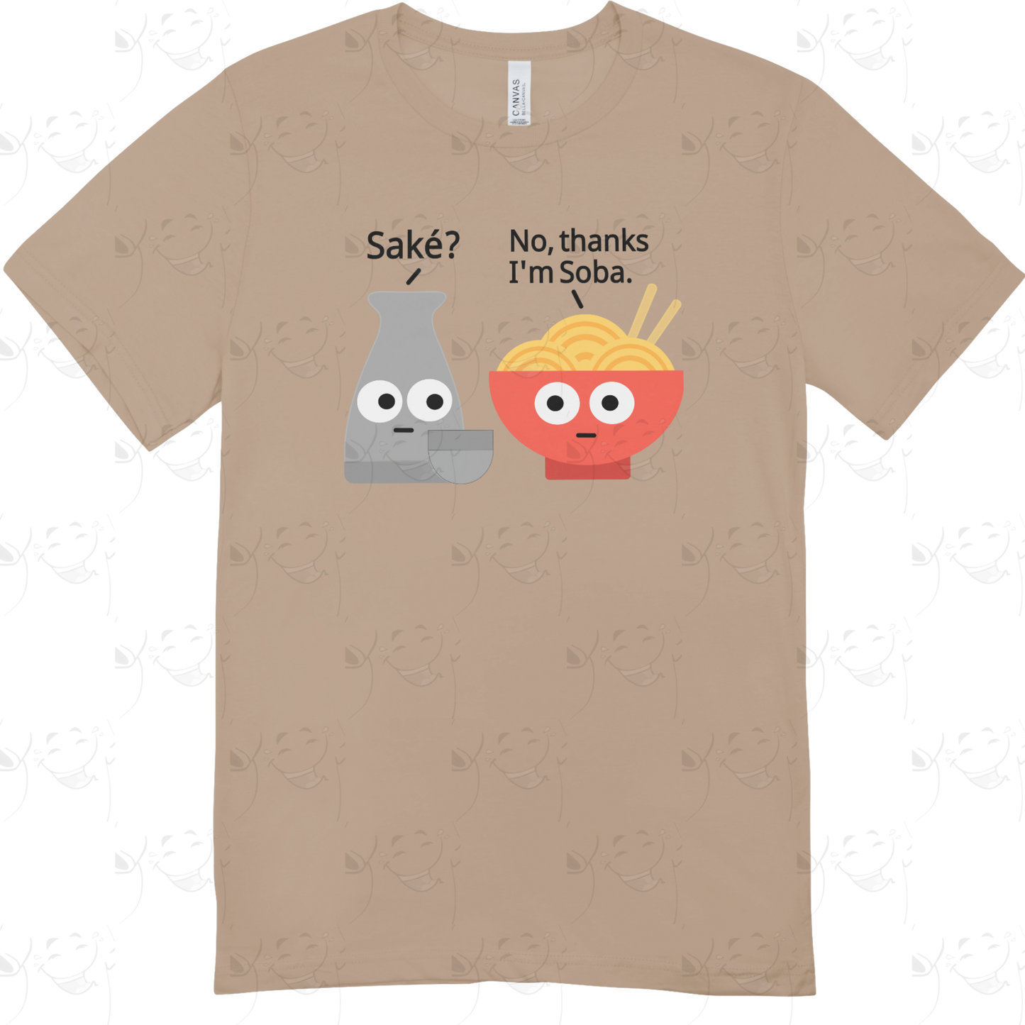 Saké and Soba – Funny Japanese Food Pun T-Shirt