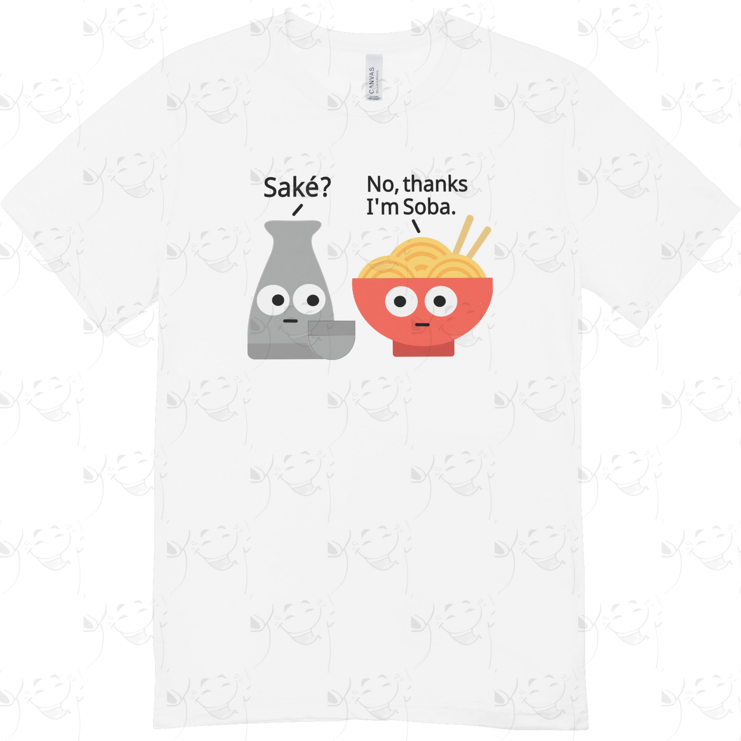Saké and Soba – Funny Japanese Food Pun T-Shirt