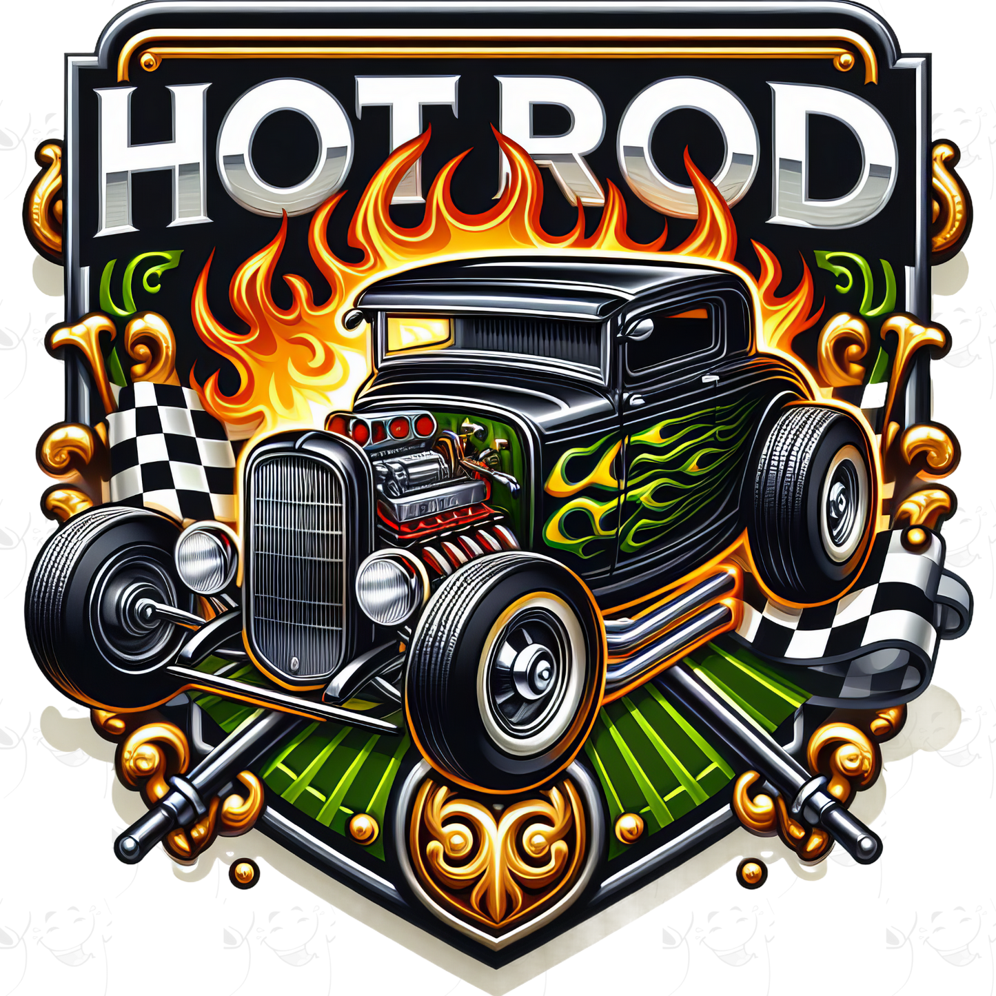 Nitro Skull Burnout Tee
